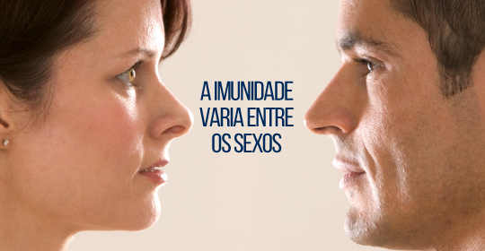 A imunidade varia entre os sexos